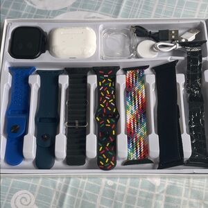 Colorful Smartwatch Set with Accessories